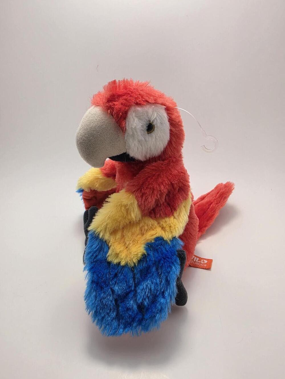 Wild Republic Scarlet Macaw Parrot (9 inch)